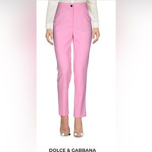 dolce gabbana pink pants